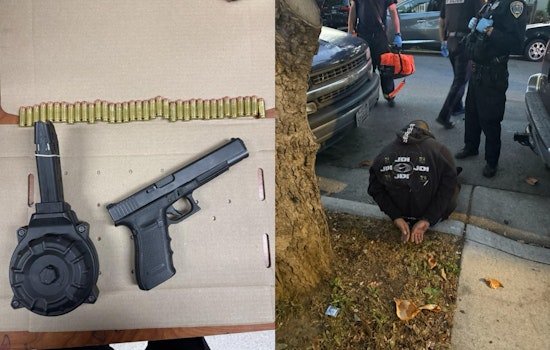 Convicted Felon Arrested in San Mateo After Foot Chase, Found with Loaded Stolen Firearm