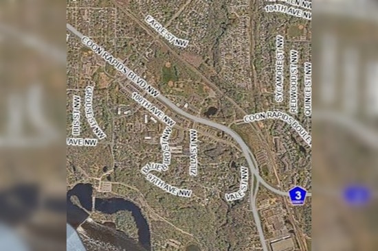 Coon Rapids Blvd Lane Closures Planned for Pedestrian Bridge Construction; Commuters Advised to Seek Alternates