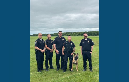 Coon Rapids K9 Duo, Officer Yang and King, Achieve Certification with Flying Colors
