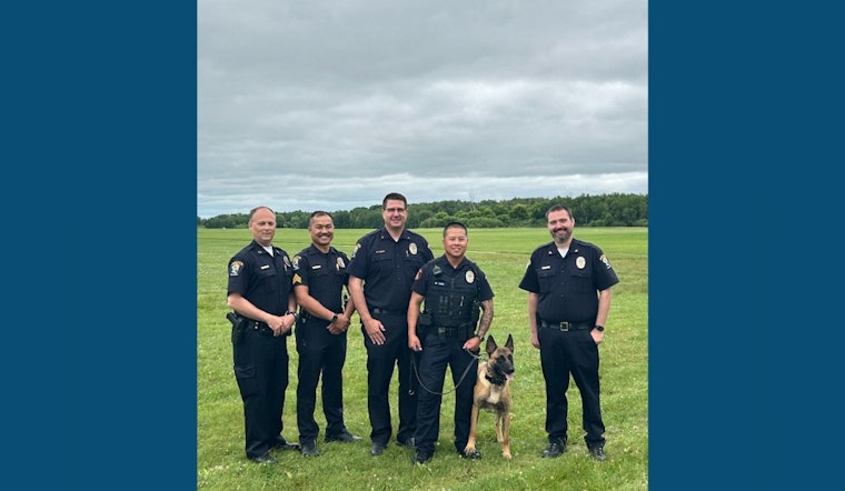 Coon Rapids K9 Duo, Officer Yang and King, Achieve Certification with Flying Colors