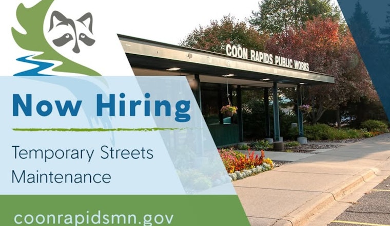 Coon Rapids Seeks Community-Minded Individuals for Seasonal Streets Maintenance Roles