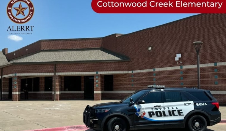 Coppell Police to Conduct Advanced Response Training at Cottonwood Creek Elementary, Public Notices Increased Presence