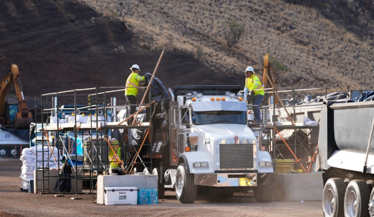 Debris from Lahaina Wildfires Begins Journey to Central Maui Landfill, Delays Expected on West Maui Roads