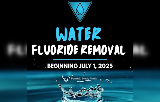 Deerfield Beach to Halt Fluoridation of Public Water Supply in Compliance with New Florida Law
