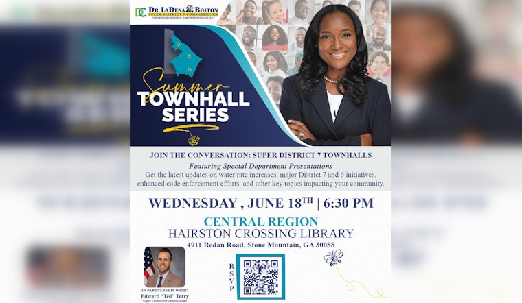 DeKalb County Commissioners Host Central Region Townhall in Stone Mountain