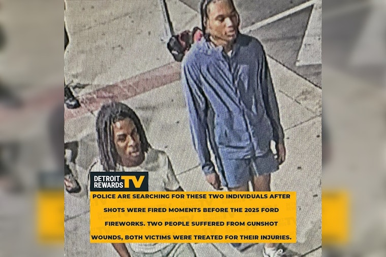 $1,000 Reward Offered for Tips on Downtown Detroit Shooting Before Ford Fireworks Event