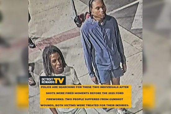 $1,000 Reward Offered for Tips on Downtown Detroit Shooting Before Ford Fireworks Event
