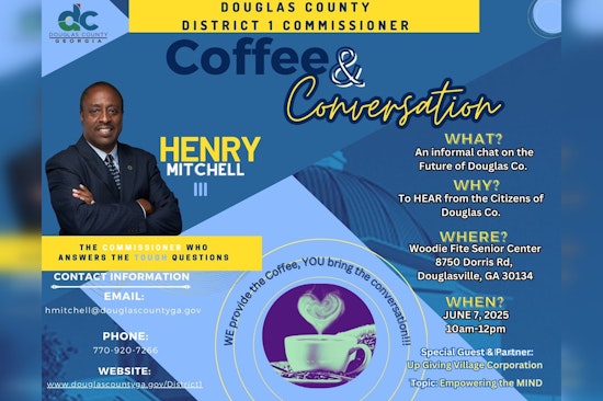 Douglasville's District 1 Commissioner Invites Locals to 'Coffee & Conversation' Event at Woodie Fite Senior Center