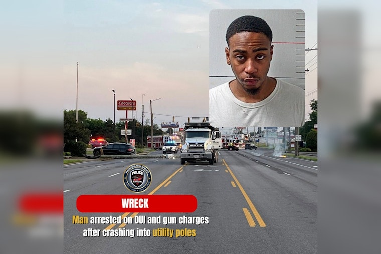 Driver Charged With DUI and Gun Possession After Crash Causes Power Outage in Murfreesboro