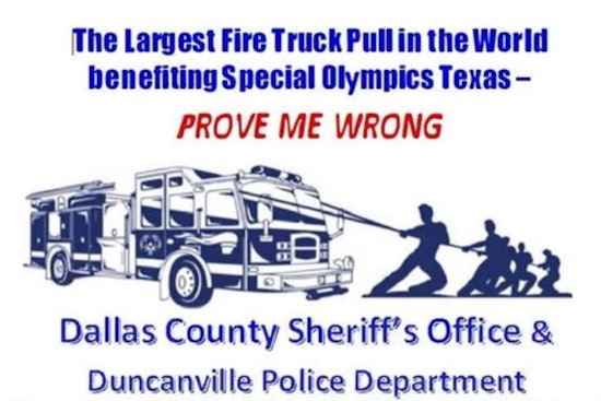 Duncanville Rallies Support for First Responders with Fire Truck Pull Event