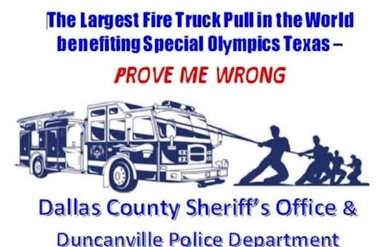 Duncanville Rallies Support for First Responders with Fire Truck Pull Event