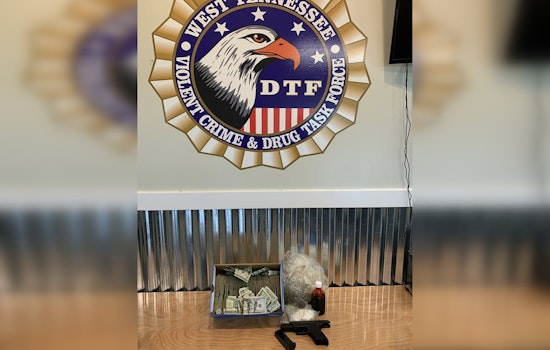 Dyer County Drug Bust: Task Force Seizes Drugs, Gun, and Cash as Convicted Felon Charged