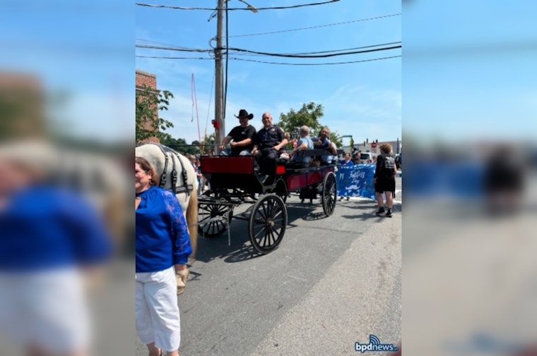 East Boston Embraces Father's Day Spirit with Local Police Officers at Community Celebration