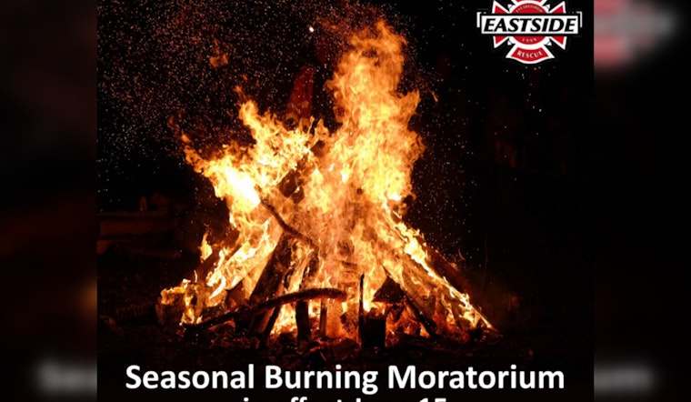 Eastside Fire & Rescue Announces Seasonal Burn Moratorium in North Bend, Enforces Permit Requirement to Prevent Wildfires