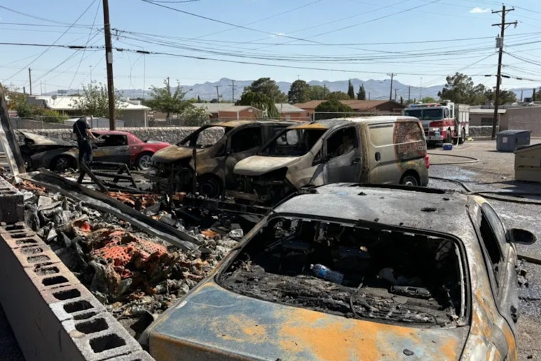 El Paso Fire Department Quickly Extinguishes Condition 3 Blaze at Central Tire Shop, No Injuries Reported