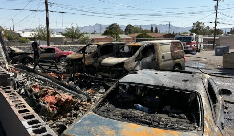 El Paso Fire Department Quickly Extinguishes Condition 3 Blaze at Central Tire Shop, No Injuries Reported