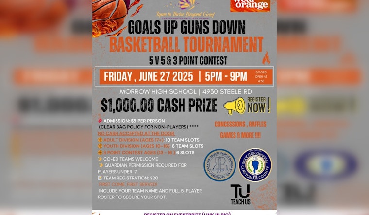 Ellenwood's 2nd Annual Goals Up, Guns Down Basketball Tournament Aims to Curb Violence with Sports