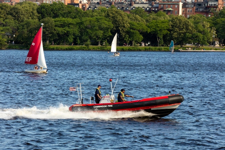 Emergency Crews Swiftly Rescue Individuals After Sailboats Capsize on Cambridge's Charles River