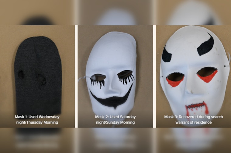 Evansville Teen in Clown Mask Suspected of Burglaries, Turned In by Mother