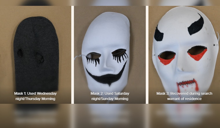 Evansville Teen in Clown Mask Suspected of Burglaries, Turned In by Mother
