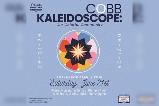 Explore Marietta's Cultural Heritage for Free at the "Cobb Kaleidoscope" Pop-In Event