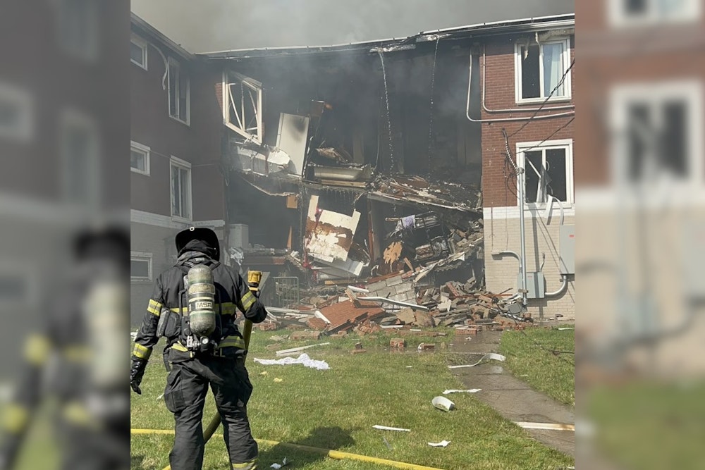 Explosion and Inferno at Garden Valley Apartments in Cleveland Leaves Dozens Displaced, Five Hospitalized
