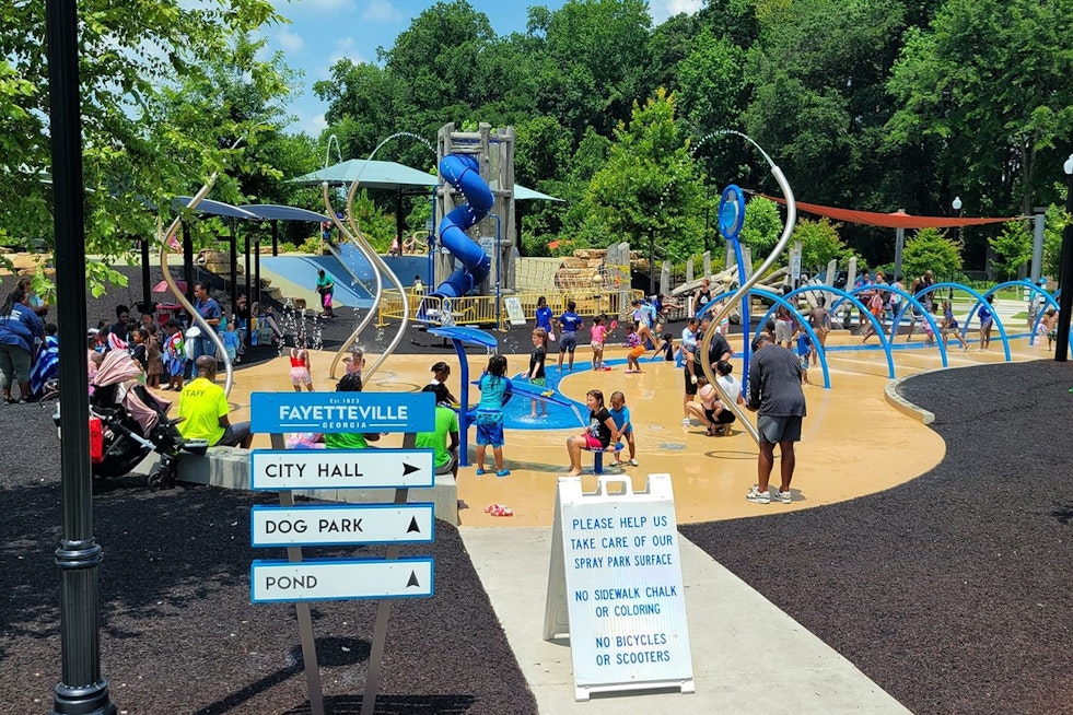 Fayetteville City Center Park Announces Playground Renovations, Splash Pad Remains Open for Summer Fun