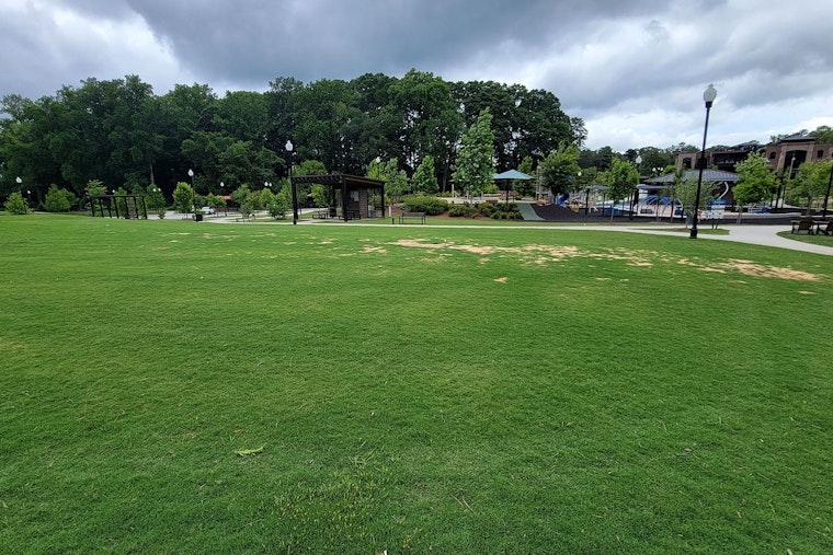 Fayetteville's City Center Park Welcomes Visitors with a Revitalized Great Lawn Ready for Recreation