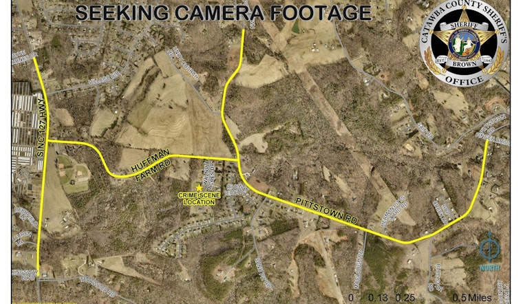 FBI and Catawba County Sheriff Seek Public's Help with Camera Footage Following Walnut Acres Drive Shooting