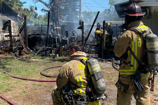 Fern Park Shed Explosion Sparks Fire, Damaging Two Homes, Seminole and Maitland Firefighters Respond Quickly