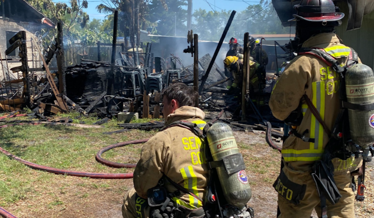 Fern Park Shed Explosion Sparks Fire, Damaging Two Homes, Seminole and Maitland Firefighters Respond Quickly