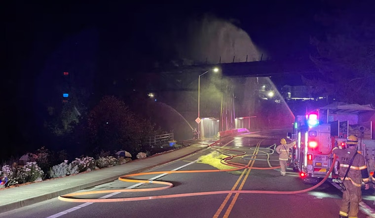 Firefighters Halt Train Trestle Fire in Newberg, Averting Danger to Nearby Apartments