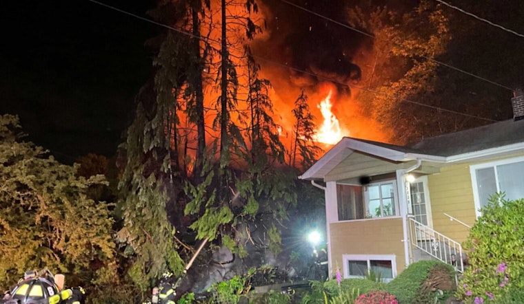 Firefighters Rescue Woman from Blazing Seattle Home as Roof Collapses