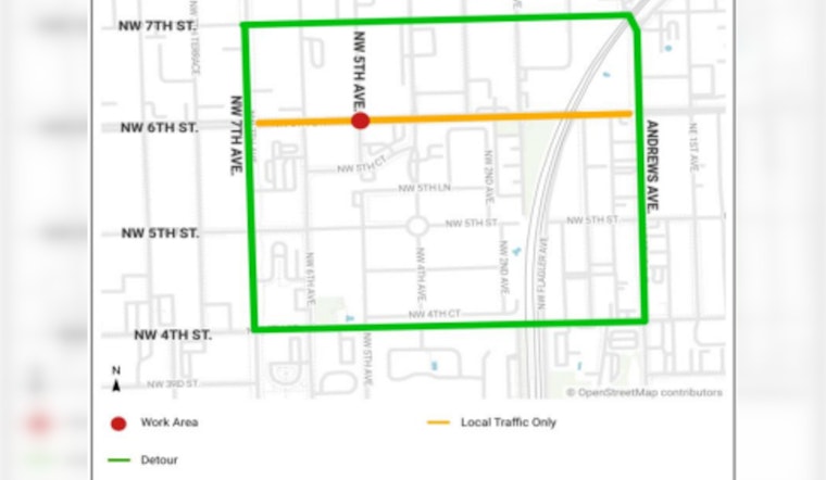 Fort Lauderdale Alert, Traffic Disruptions Expected from Stormwater Project in Progresso Village