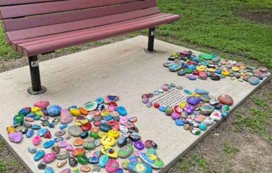 Fort Worth Community Paints Rocks in Loving Tribute for Sonya Stenzler's 90th Birthday at Meadows West Park