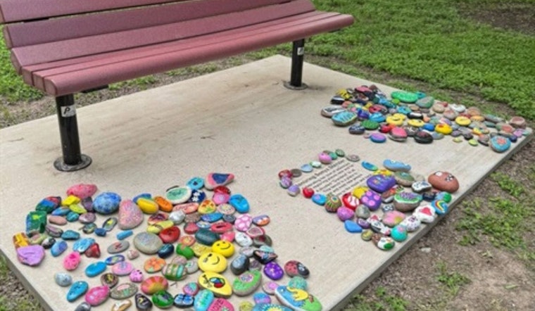 Fort Worth Community Paints Rocks in Loving Tribute for Sonya Stenzler's 90th Birthday at Meadows West Park