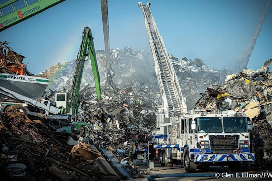Fort Worth Fire Department Battles Intense Blaze at Local Scrapyard