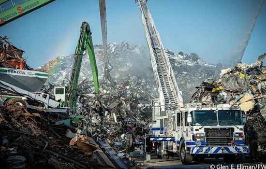 Fort Worth Fire Department Battles Intense Blaze at Local Scrapyard