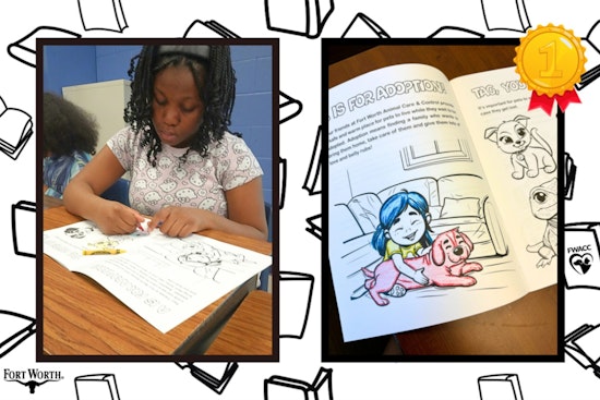 Fort Worth's Animal Care Initiative Wins State Award with Educational Coloring Book