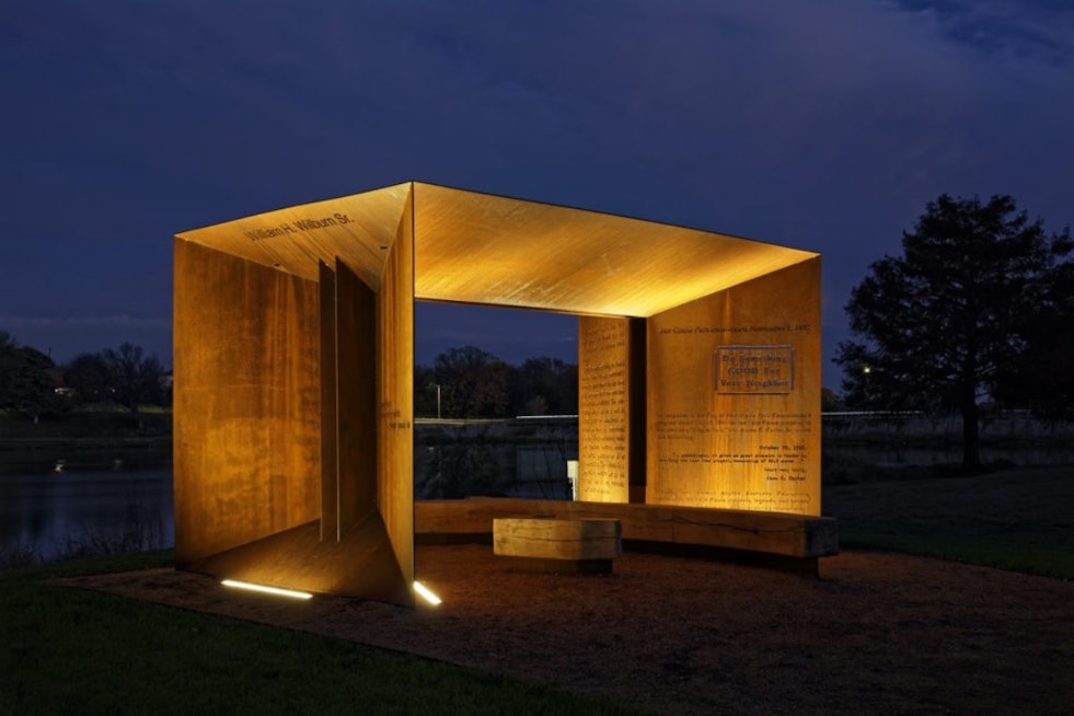 Fort Worth's Lake Como Neighborhood "Do Something Good For Your Neighbor" Plaza Featured at Venice Exhibition
