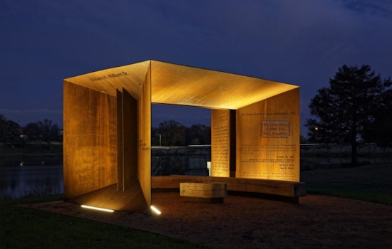 Fort Worth's Lake Como Neighborhood "Do Something Good For Your Neighbor" Plaza Featured at Venice Exhibition