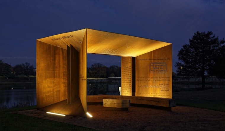 Fort Worth's Lake Como Neighborhood "Do Something Good For Your Neighbor" Plaza Featured at Venice Exhibition