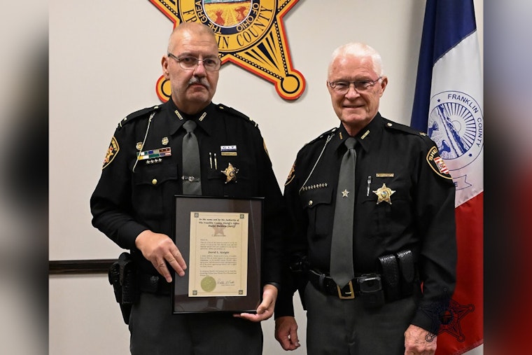 Franklin County Sheriff's Office Celebrates Promotion of Veteran Officer Lt. David Knight to Lead Corrections Division