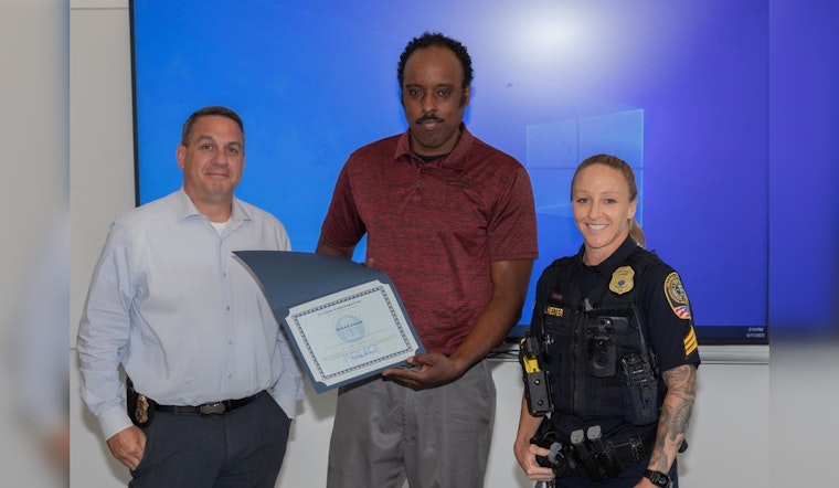 Franklin Restaurant Manager Recognized with Citizen Commendation for Disarming Assailant and Preventing Tragedy