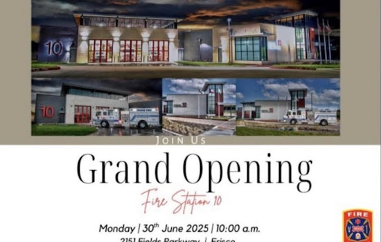 Frisco Welcomes New Fire Department Station 10 with Traditional Opening Ceremony