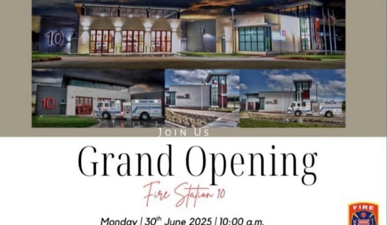 Frisco Welcomes New Fire Department Station 10 with Traditional Opening Ceremony