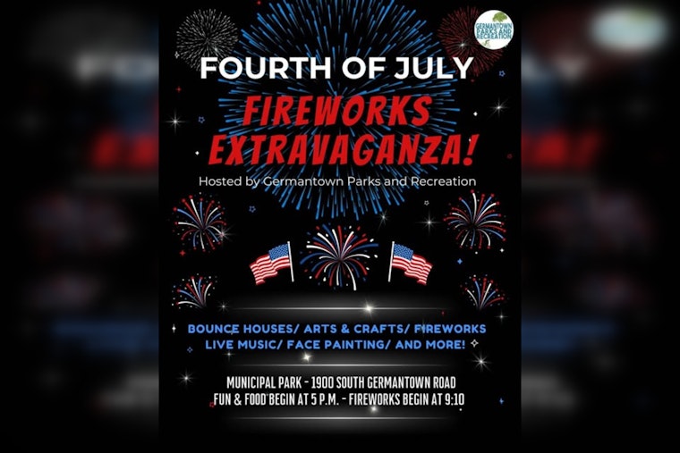 Germantown Gears Up for Star-Spangled July 4th Celebration with Fishing Rodeo and Fireworks Extravaganza
