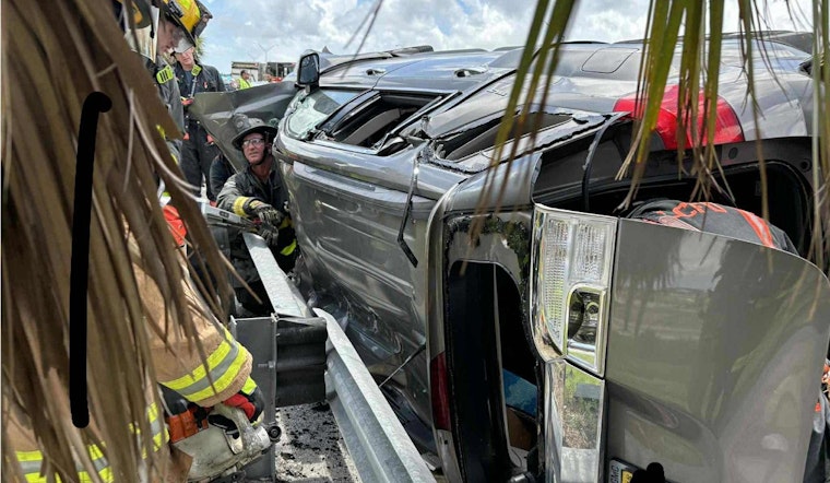 Good Samaritans Assist in Rollover Crash on I-95 in St. Lucie County Before First Responders Arrive