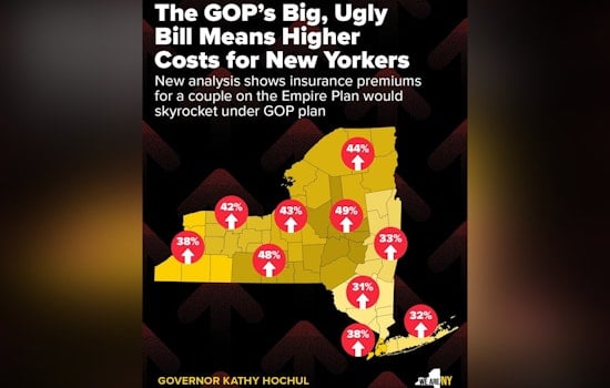 Governor Hochul Warns of Dramatic Health Insurance Hikes for New Yorkers Under GOP's Proposed Bill