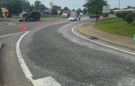 Gravel Spill at Boot Hill Disrupts Morning Commute in Clarksville